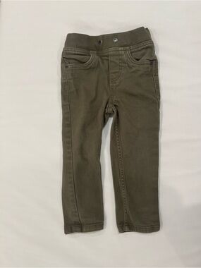 Hanna Andersson Olive Green Pull-On Jeans